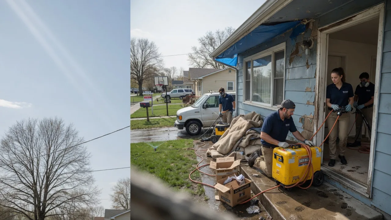 Basement Flood Cleanup in Redfield, KS near me